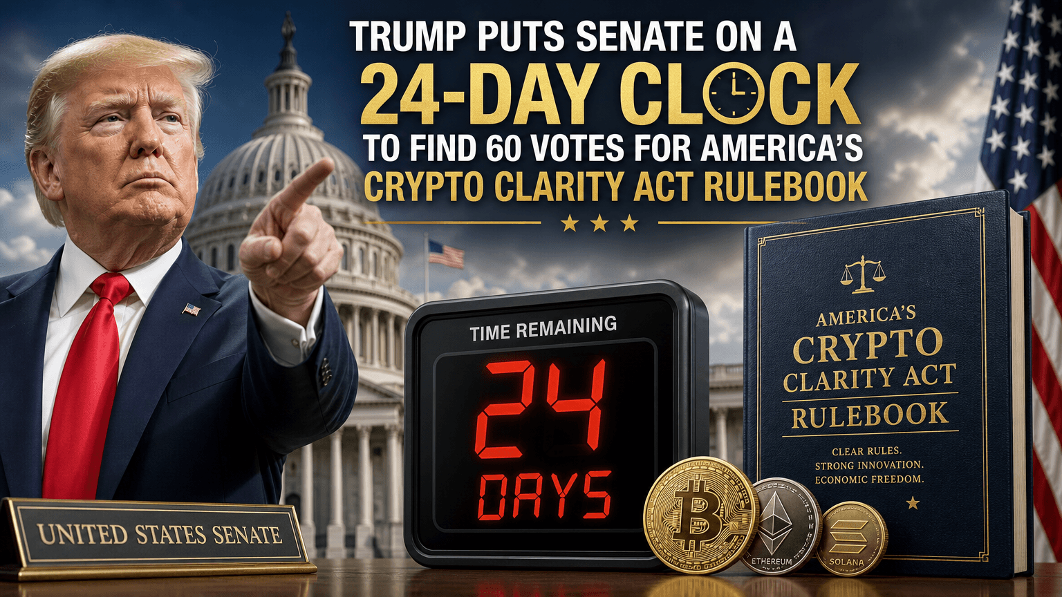 trump-puts-senate-on-a-24-day-clock-to-find-60-votes-for-americas-crypto-clarity-act-rulebook